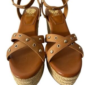 Vince Camuto Tan Platform Sandals